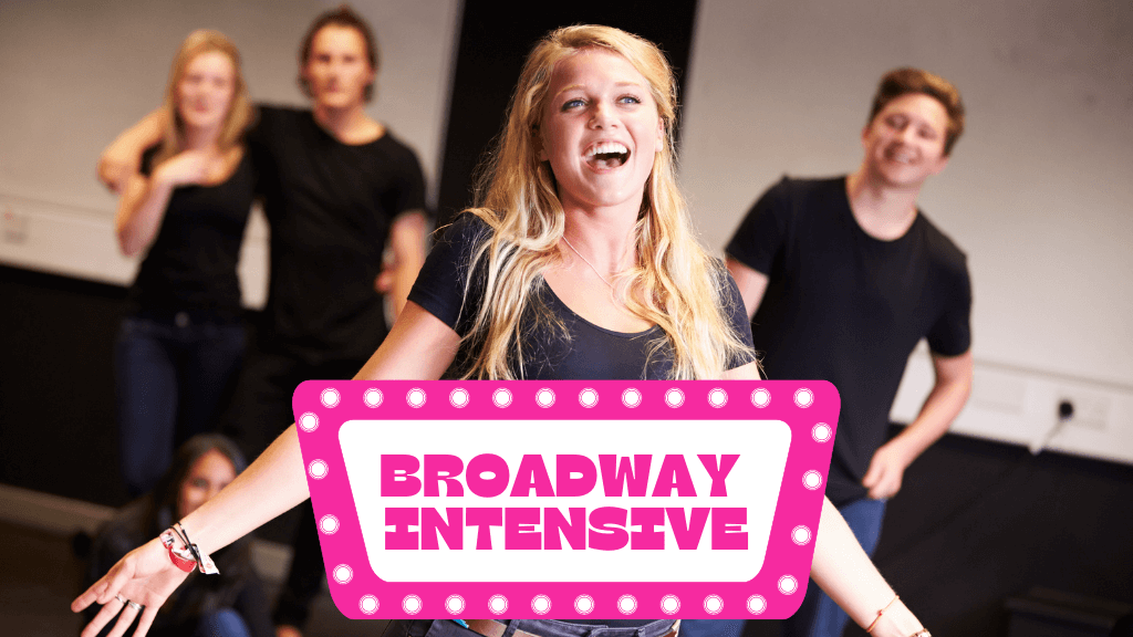 Broadway Intensive - Young Girl in a singing class.